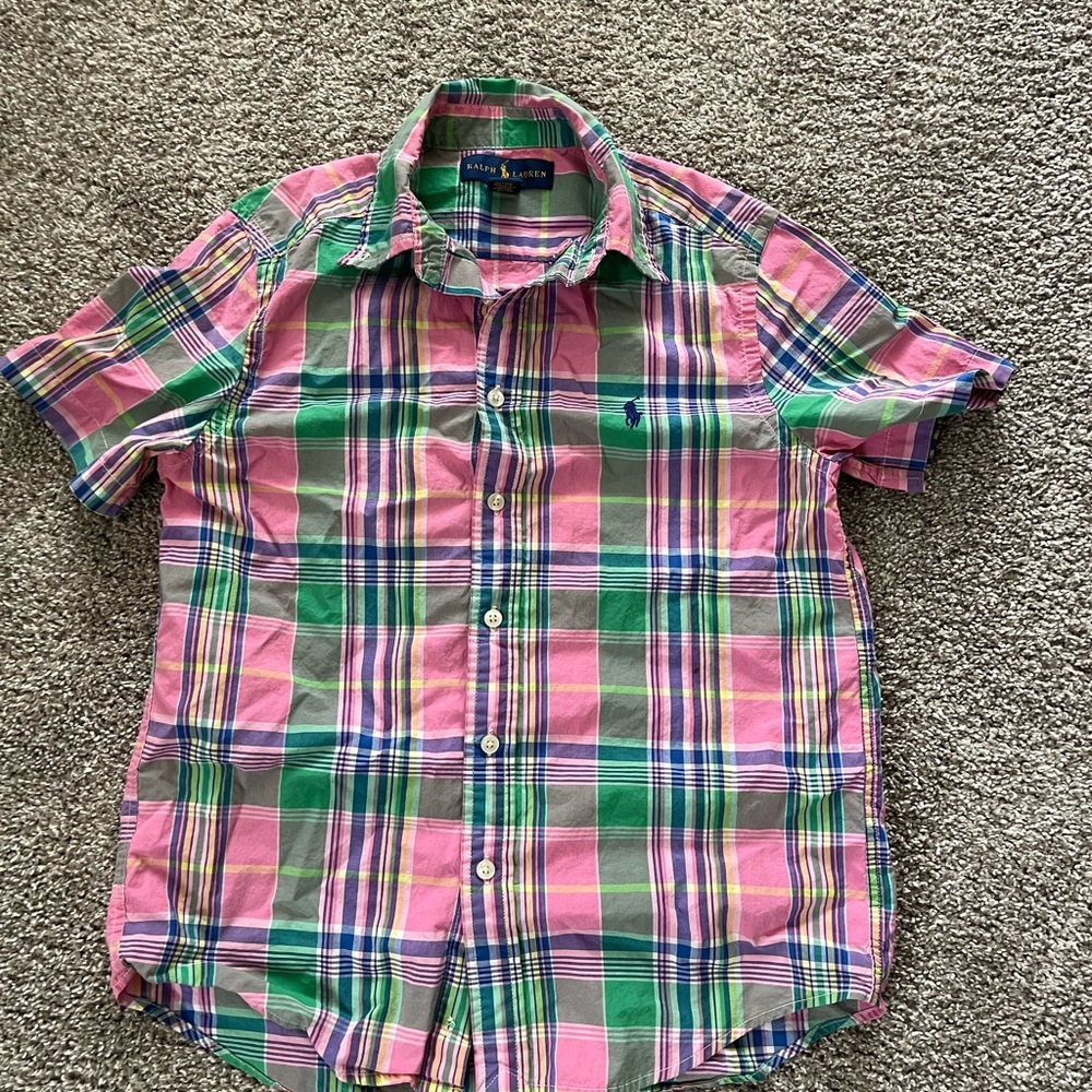 Boys colorful spring , summer Easter shirt
